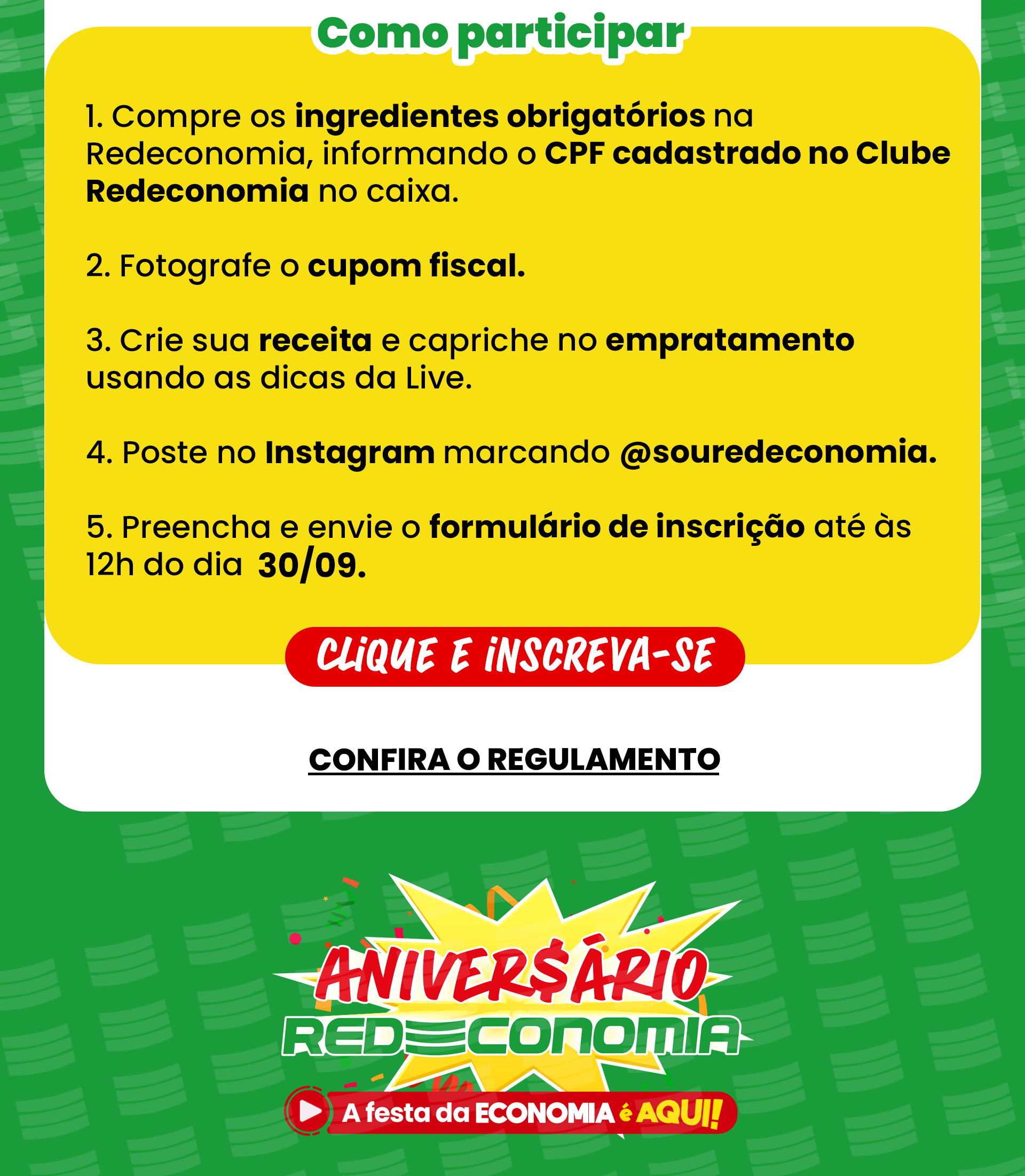 Concurso Chefe da Economia — arte 3