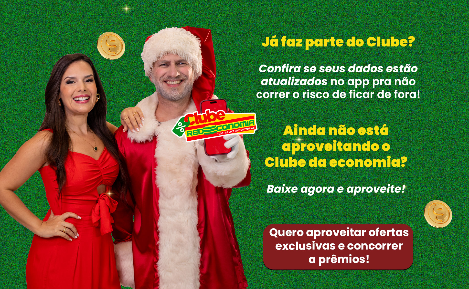 Campanha de Natal Redeconomia — passo a passo para participar e Clube Redeconomia
